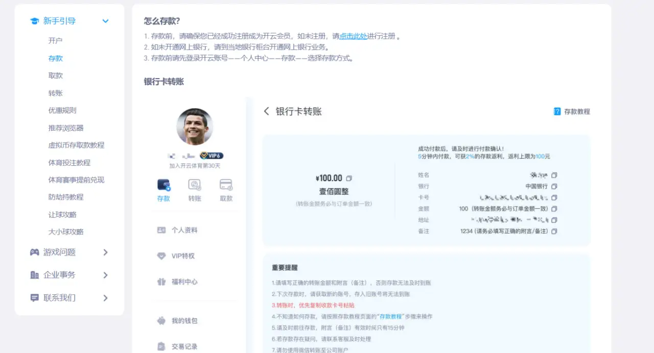 开云体育存款流程全面解析